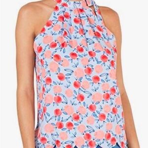 Floral Halter Neck Top by Maison Jules